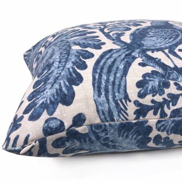 colonial-williamsburg-tucker-resist-batik-floral-bird-print-pillow-cover-custom-made-by-aloriam-307 Primis Batik Pillowcase