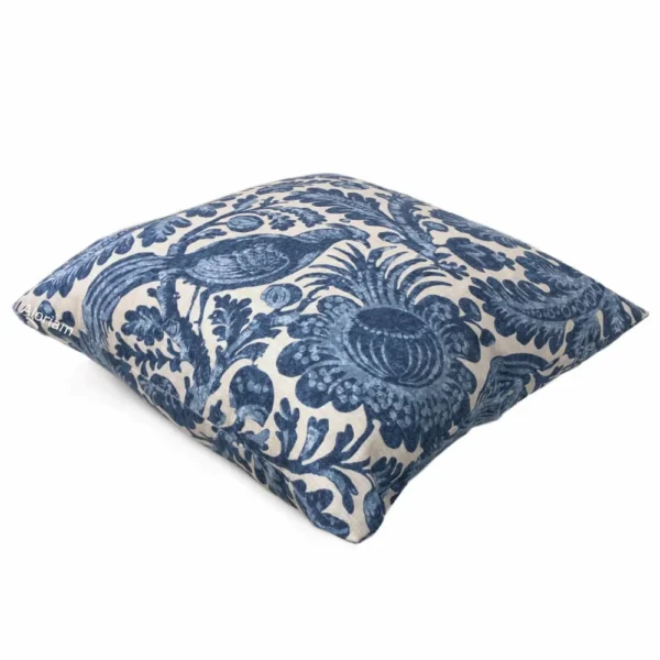 colonial-williamsburg-tucker-resist-batik-floral-bird-print-pillow-cover-custom-made-by-aloriam-771 Primis Batik Pillowcase